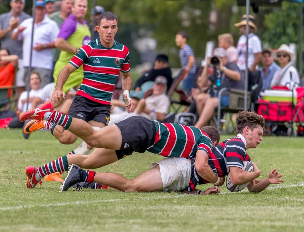 Scrumhalf Dom du Toit scored two tries and slotted eight conversions in Maritzburg College's big win over Pretoria Boys High. Photo: Justin Waldman Sports Photography.