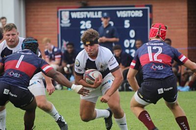 Northwood and Westville scored five tries each, but Westville converted all of theirs to record a six-point win. Photo: Northwood School on Facebook.