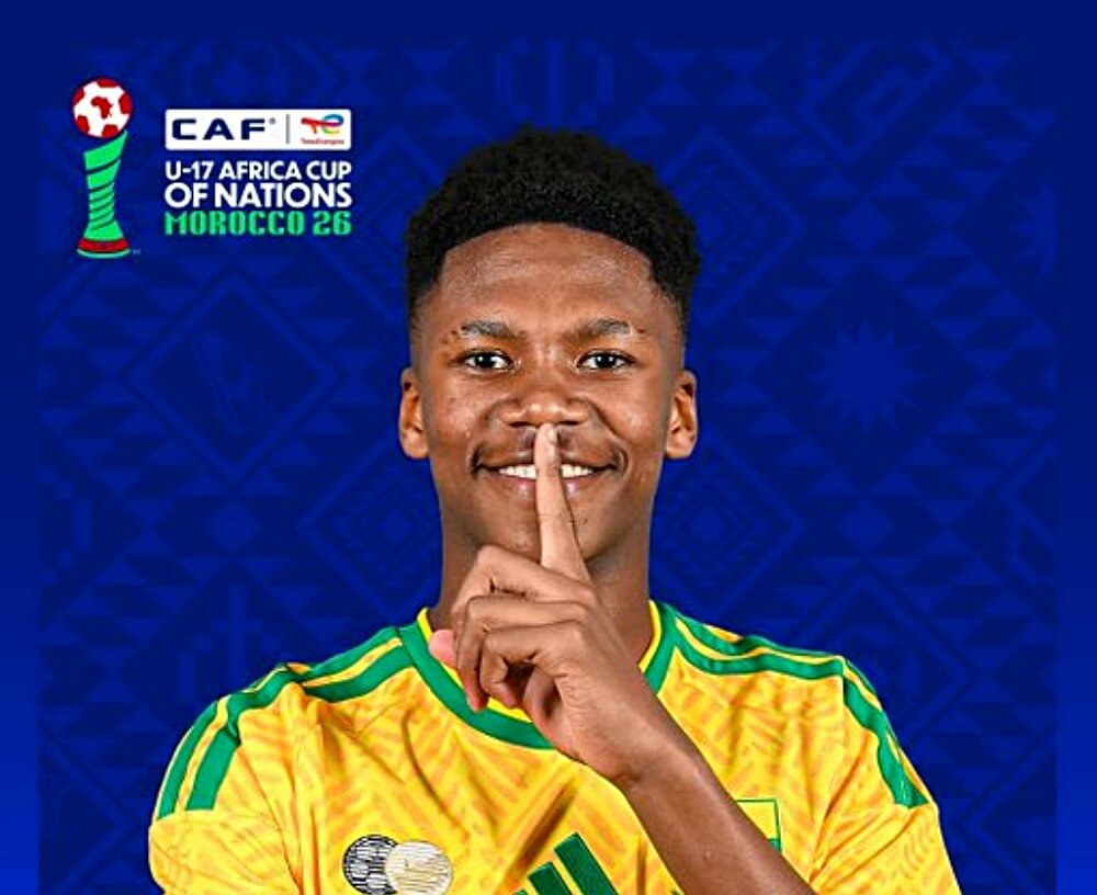 Inganathi Simama scored Amajimbos' first goal in a hard-fought 2-1 win over Senegal. Photo: Prosport International.
