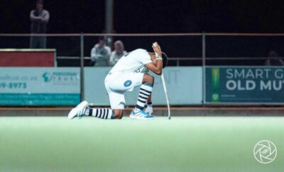Mohlodi Maseko netted a brace for SACS in their 5-0 win over Stellenberg High. Photo: Andrew Pieterse.