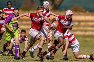 Fullback Lwazi Mbebe's creative counterattacking excellence was a constant source of consternation for Michaelhouse. Photo: Martin Ashworth Sports Photography.